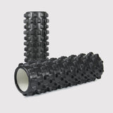 Black EVA Massage Roller PRO by Sportive Lives for deep tissue and back massage, suitable for home and gym use in Canada.